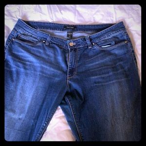 White House Black Market flare leg jeans